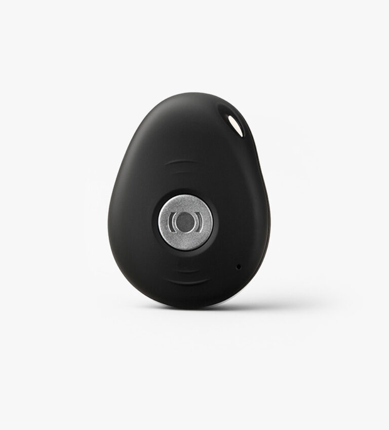 Small and lightweight MiniFinder Pico GPS safety device designed for multiple uses