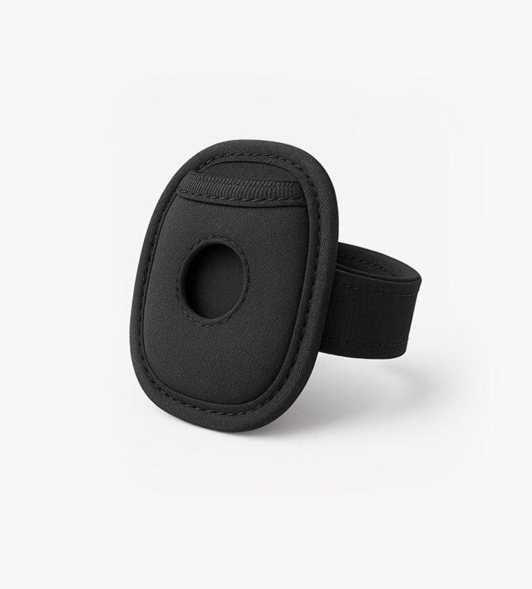 MiniFinder Pico protective cover made of soft, durable material, shown on white background.