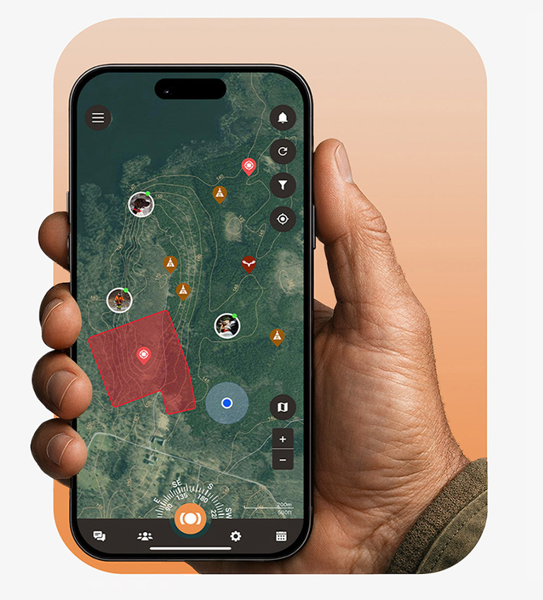 MiniFinder Hunter App on iPhone