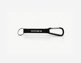 Durable metal carabiner with secure spring loaded gate shown against a clean background