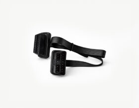 OBD cable for easy connection to the vehicle diagnostic port against a neutral background