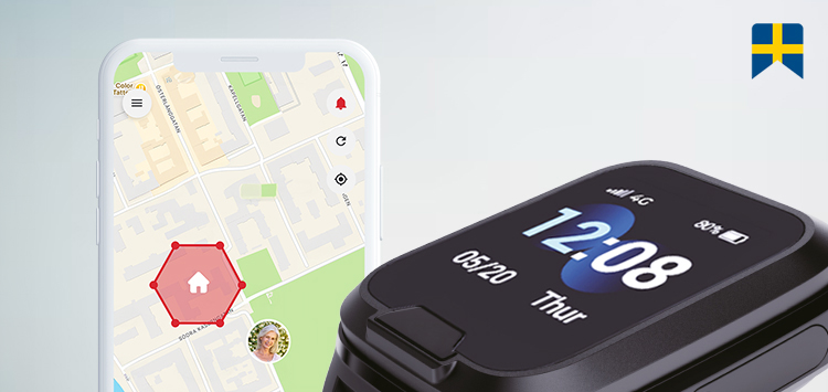 MiniFinder Watch with the MiniFinder Live app showing the latest software update