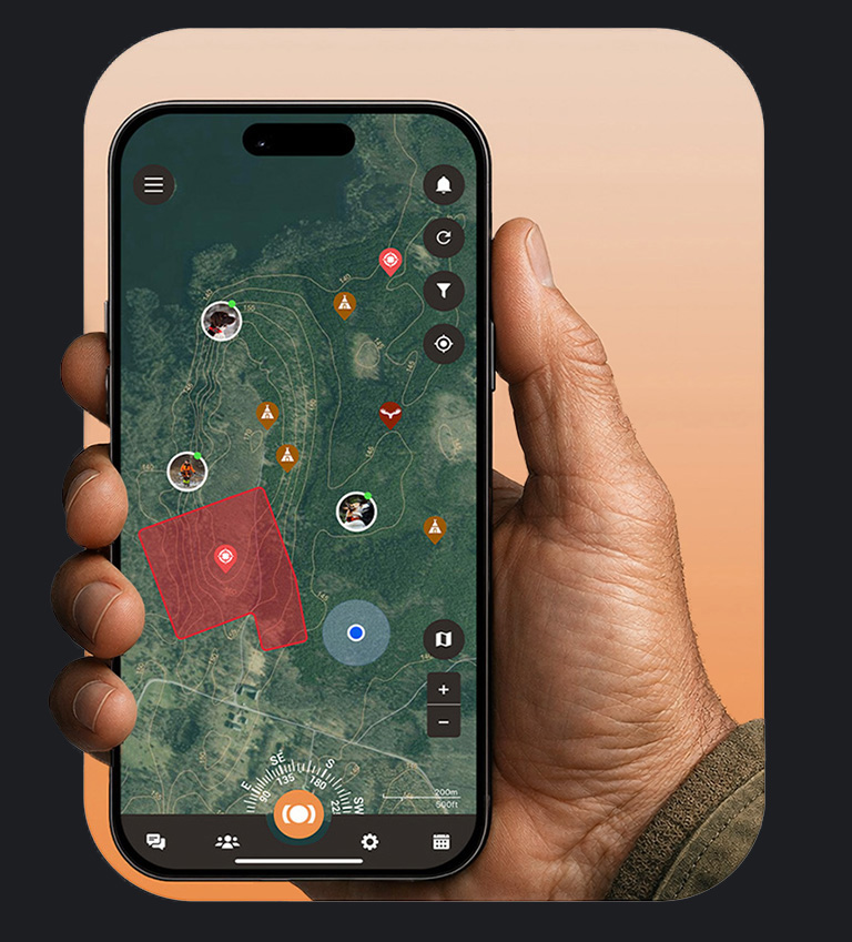 MiniFinder Hunter App on iPhone